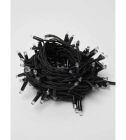 Гирлянда светодиодная с контроллером 10м 120 светодиодов. Белый свет. Провод черный ULD-S1000-120-DBA WHITE IP67 Uniel