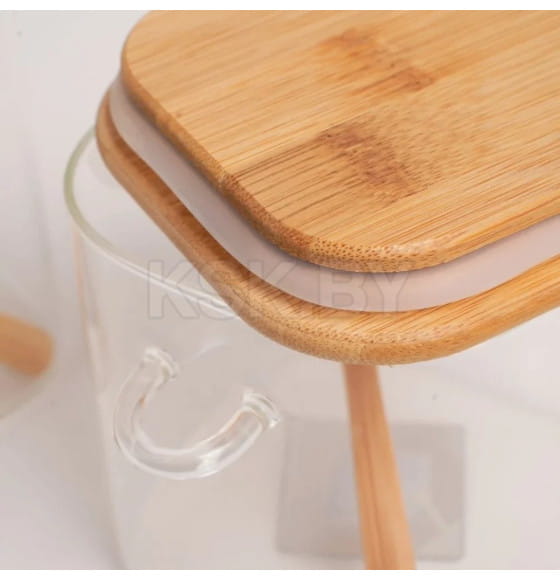 Банка 1500мл для хранения с ложкой стеклянная AX7055-2 (AX7055-2) 