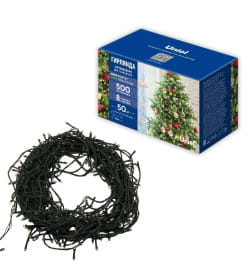 Гирлянда светодиодная 50м, 500 светодиодов, белый свет ULD-S5000-500-DGA WHITE IP20 Uniel