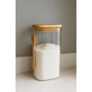 Банка 2000мл для хранения с ложкой стеклянная AX7055-3 (AX7055-3) 