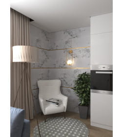 Стеновая панель АЛЬТА СЛЭБ SPC 300х600х2,4мм МРАМОРНАЯ ФЕЕРИЯ  ЭТНА 