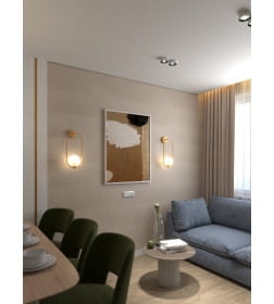 Стеновая панель АЛЬТА СЛЭБ SPC 300х600х2,4мм Тканевая Роскошь  ЖОРЖЕТ 