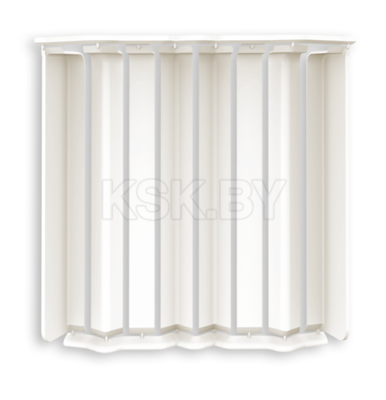 Накладки для плинтуса прямоугольного 80мм "Идеал Дюра" (набор из 8 эл. во флоупаке), 037 Молочно-белый