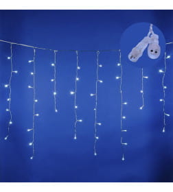 Бахрома светодиодная с эффектом мерцания, 12м. соединяемая 195 дидов Белый свет ULD-B12006-195/TTK WHITE IP44 Uniel