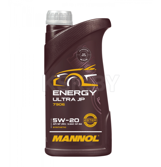 Масло моторное Mannol Energy Ultra JP 5W20 API SР ESTER  ILSAC GF-6 A 1л. (99401) 