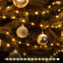 Гирлянда бытовая электрическая нить (роса) / теплый белый (10М IP20) 400-009 (a060413) 