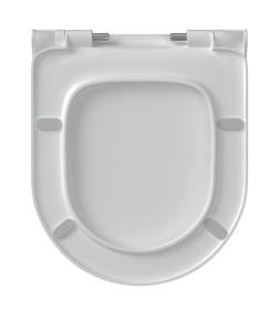 Сиденье для унитаза дюропласт, микролифт, быстросьем, металл Berges OKUS Slim SO 013503
