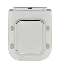 Сиденье для унитаза дюропласт, крепление микролифт, быстросьем металл-А BERGES Floe S Slim SO 012403