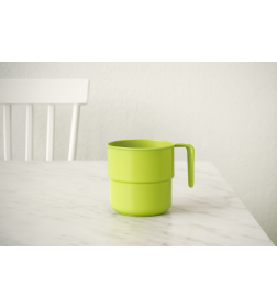 Кружка пластик кемпинговая "Verona" 0,25л (салатовый)