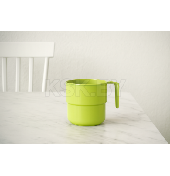 Кружка пластик кемпинговая "Verona" 0,25л (салатовый) (221108020/04) 