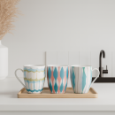 Кружка керамика MUG-436 340 мл цвет МИКС (MUG-436) 