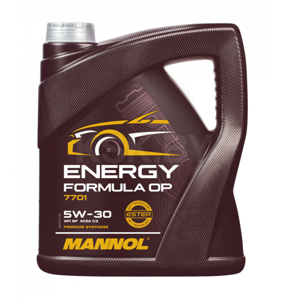 Масло моторное Mannol 7701 Energy Formula OP SAE 5W-30 API SN  4л. (MN7701-4) 