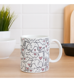 Кружка керамическая, 350 мл., LOVELY ANIMALS-1 30-063611 PERFECTO LINEA