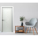 Дверное полотно Smart "Весна" ДГ Белый  2000х700х35мм