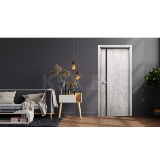 Дверное полотно Smart "Соло" ДО Бетон  2000х600х35мм
