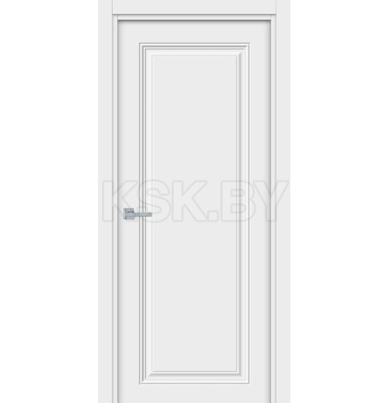 Дверное полотно Smart "Аляска" ДГ Белый шелк  2000х900х35мм