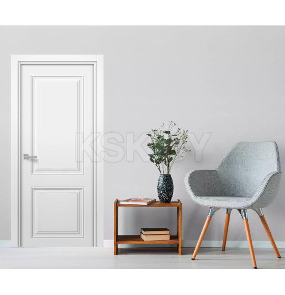 Дверь межкомнатная Smart "Норд" ДГ Белый шелк  2000х900х35мм