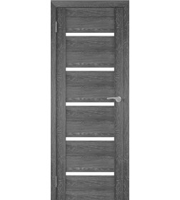 Дверь межкомнатная Амати М01, 800х2000, Экошпон, Дуб шале-графит, мателюкс матовое