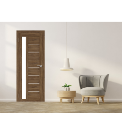 Дверь межкомнатная Бона 04, 700х2000, Экошпон,  Дуб стирлинг, мателюкс матовое