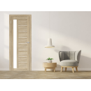 Дверь межкомнатная Бона 04, 800х2000, Экошпон,  Дуб сонома, мателюкс матовое