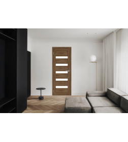 Дверь межкомнатная Бона 03, 600х2000, Экошпон,  Дуб стирлинг, мателюкс матовое