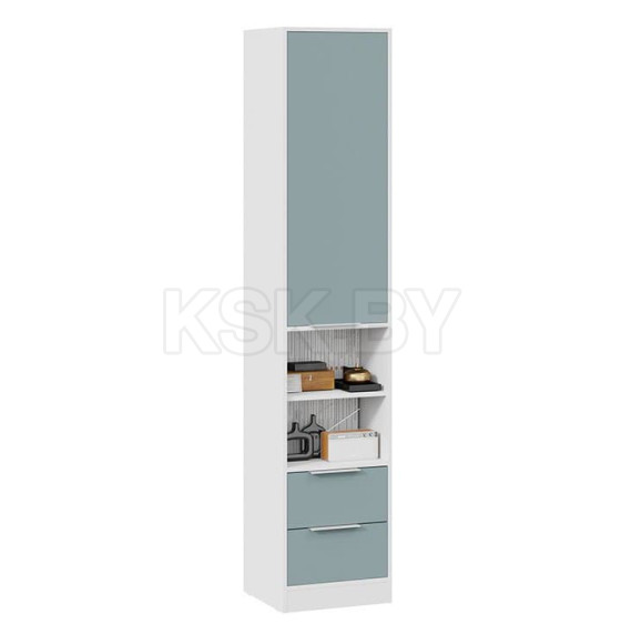 Шкаф комбинированный Марли (Белый/Серо-голубой) ТриЯ 242982 (242982) 