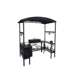 Мангал-беседка Станкоинструмент "Царский" с печью