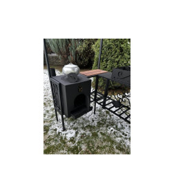 Мангал-беседка Станкоинструмент "Царский" с печью