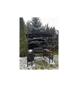 Мангал-беседка Станкоинструмент "Царский" с печью