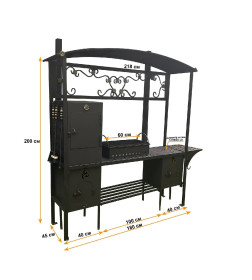 Мангал-беседка Станкоинструмент Царский-3