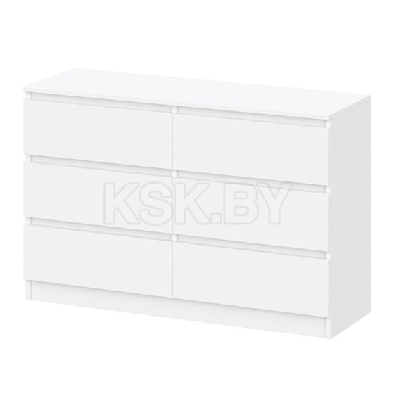 Комод Ницца-7 (Белый) Астрид-мебель ЦРК.НЦ.07 (ЦРК.НЦ.07 комод) 