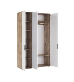 Шкаф трехдверный Николь Мод. 7 (Дуб Альпийский) Алисия АЯ.19.04.07