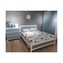 Комод "СОНЯ" (массив) Белый/Серый