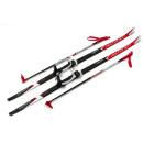 Лыжи Комплект STC 148 STEP Tiger red/black c универс. креплением "Цикл" с палками 100 см, 36965 (36965) 