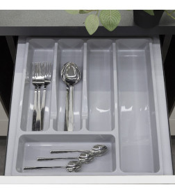 Лоток для столовых приборов 450 TR-01 390х495х45мм, серый