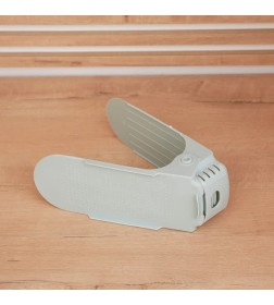 Подставка для обуви регулируемая 26х10х6 см цвет серо-голубой 4077206