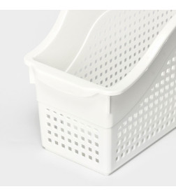 Корзина без крышки на колесах 35,5х13х17 см "Лофт", цвет белый Виолет