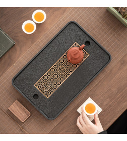 Чабань для чайной церемонии 43×26 см, керамика ДЖЕКИЧАЙ