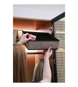 Органайзер для хранения белья «Браун», 7 ячеек 34×30.5×10 см, коричневый Доляна