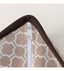 Органайзер для хранения белья «Браун» 16 ячеек, 32×32×12 см, коричневый Доляна