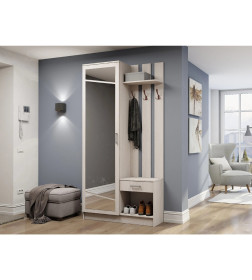 Прихожая София-8 Анкор Белый Астрид-мебель ЦРК.СОФ.08 б