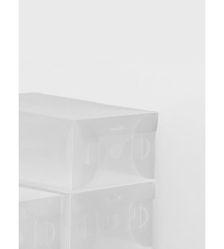 Набор коробок для хранения обуви с крышкой Large size, (6 шт)  20×33×12 см