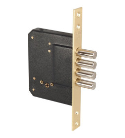 Замок врезной Fuaro крестообразный X200-4MF/PB латунь