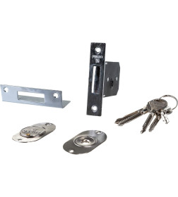 Замок врезной Fuaro крестообразный X200 F CP хром