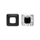 Фиксатор ночной задвижки Ajax BKW8х75.K.MD50 BL-24 черный (60619) 