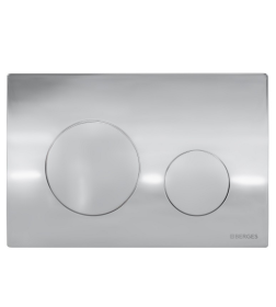Кнопка BERGES для инсталляции Atom Ring хром глянец