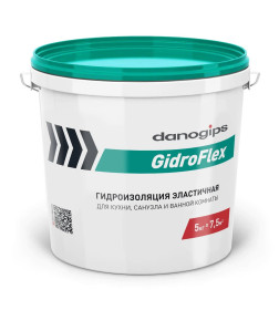 Мастика гидроизоляционная "Danogips GidroFlex" 5кг.