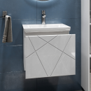 Тумба подвесная Vigo Geometry 500-0-1 под умывальник Como (032) 