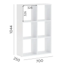 Стеллаж-2 Лайт (Белый) (АЯ.18.07.04.14) 