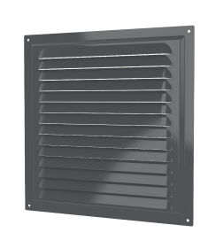 Вентрешётка металл 250х250мм серый ЭРА 